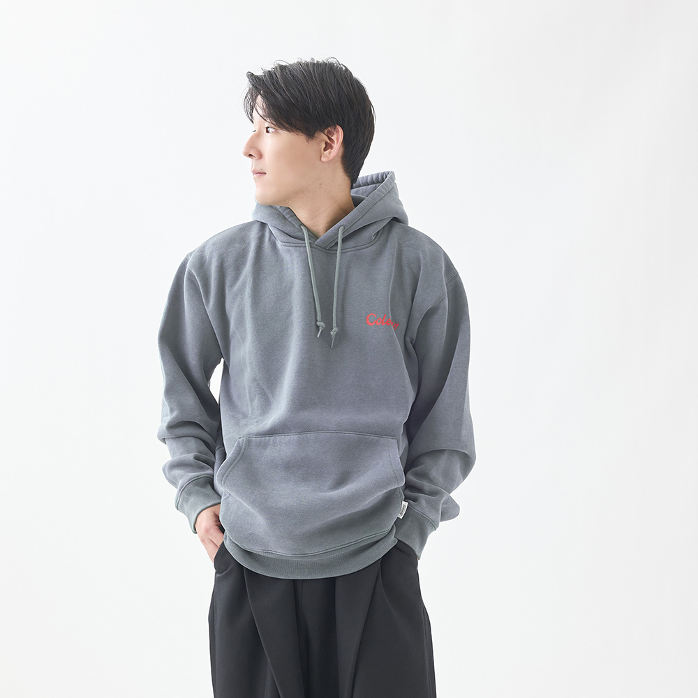 フーディー コラージュ（チャコール）